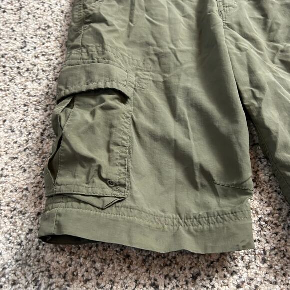 REI Boys Nylon Cargo Shorts Size Small 8 Green Adjustable Waist Outdoor - Picture 5 of 5